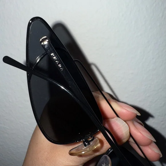 Authentic Brand new Prada Black Cat Eye Sunglasses - Picture 5 of 7